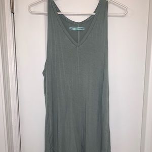 Olive tank top